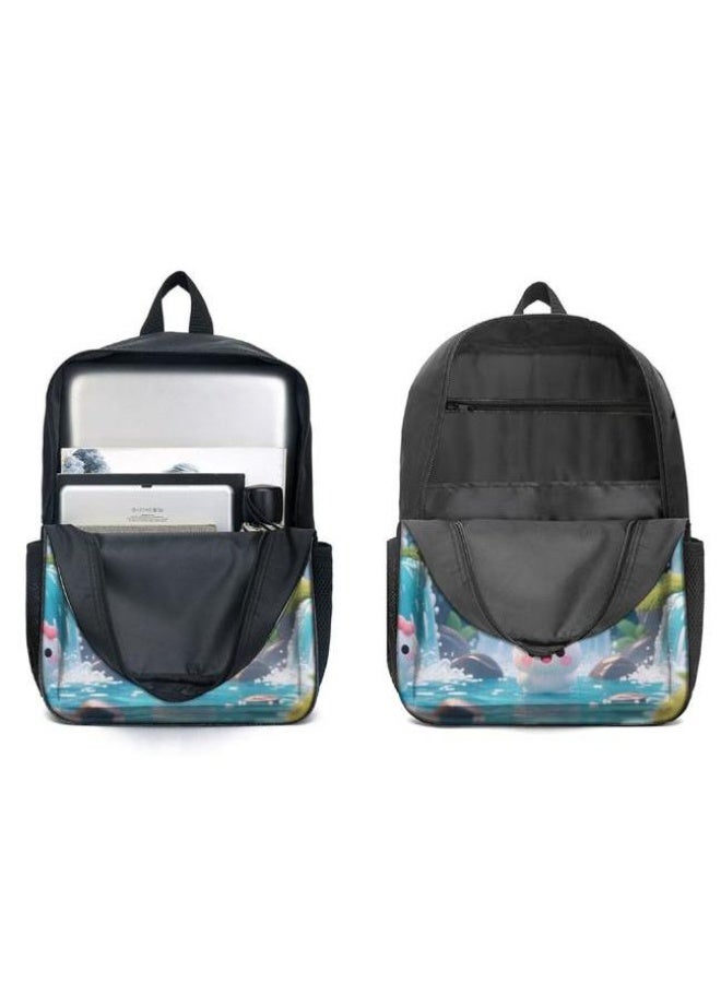 [Super new special offer] Cartoon theme bag three-piece set | double-shoulder + hand-held + storage pen bag | gift self-use good-looking - 28  - Image 4