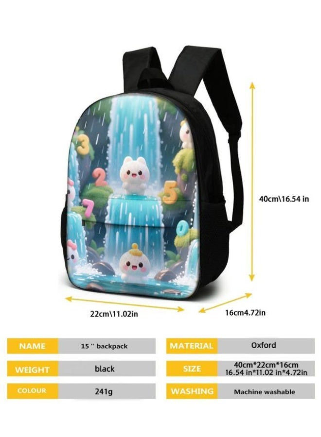 [Super new special offer] Cartoon theme bag three-piece set | double-shoulder + hand-held + storage pen bag | gift self-use good-looking - 28  - Image 5