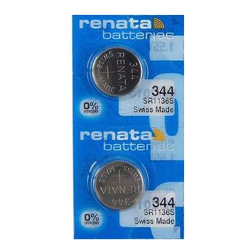 Renata #344 Renata Watch Batteries 2Pcs - Image 1