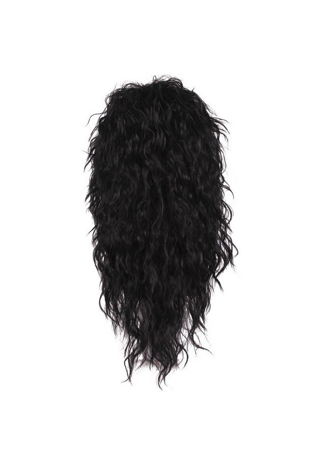 ColorGround باروكة شعر رجالي طويل مجعد على طراز الثمانينيات  - Image 3