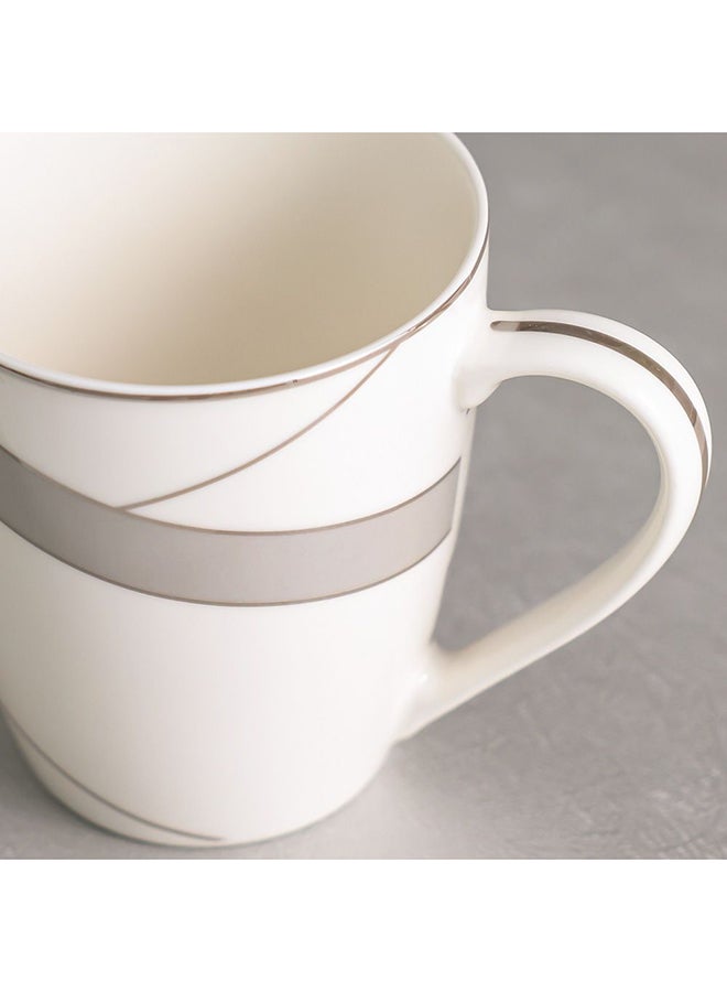 DANUBE HOME Eleganza New Bone China Mug – Premium Lightweight Coffee & Tea Cup, Elegant Durable Drinkware, Microwave & Dishwasher Safe, Perfect for Home, Office & Gifting - 360ml - Image 2