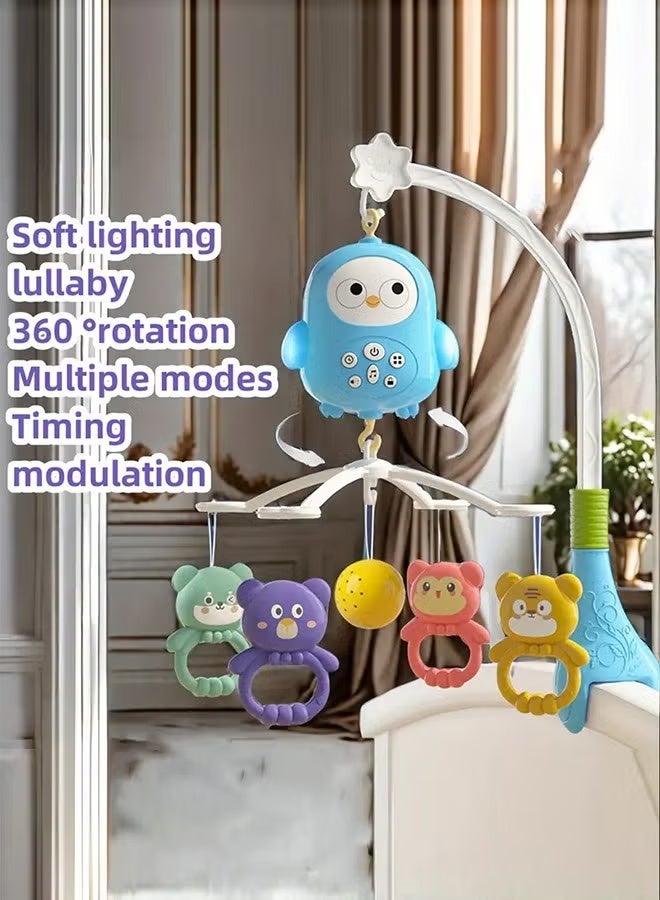 Baby Music Rotary Rattle Newborn crib bell 0-36 months early education Light music toy - Image 4