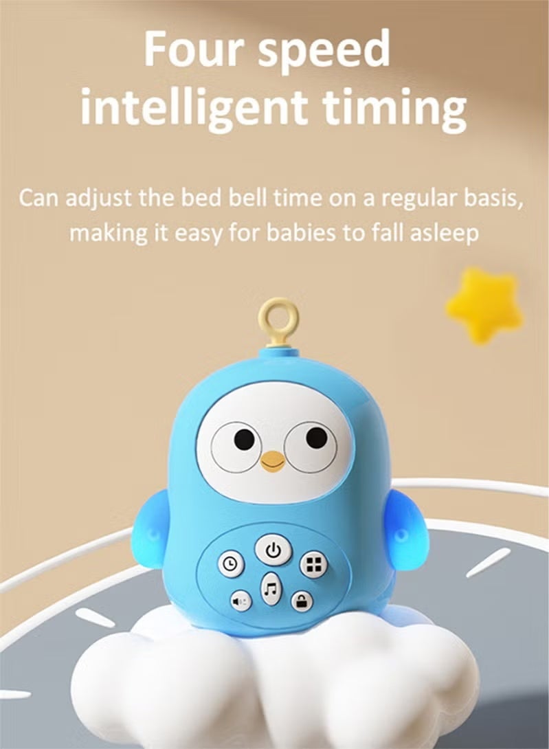 Baby Music Rotary Rattle Newborn crib bell 0-36 months early education Light music toy - Image 3