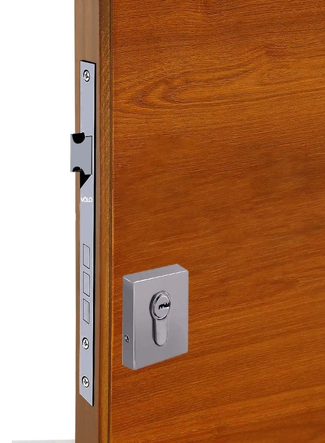 Volo Cylinder Lock - Brass Cylinder Compatible with Mortise Lock Systems for Home, Office, and Commercial Use (60MM Cylinder with Both Side Key (Satin)) - Image 4