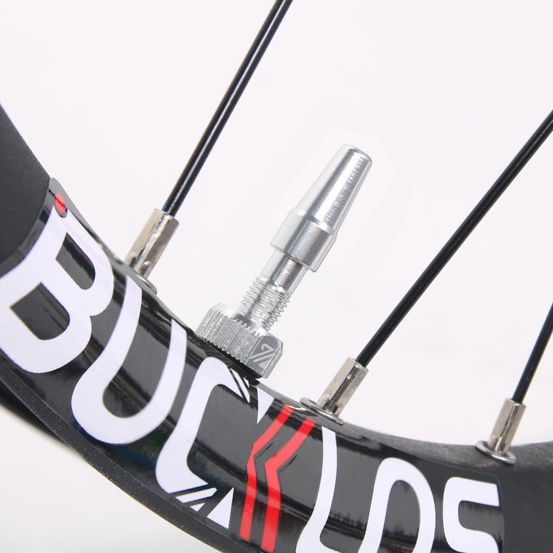 BUCKLOS Tubeless Presta Valve Stem 40/44/55/60/65/80/100 mm, Valve Stem Kit with Valve Core Removal Tool for Road Bike/Mountain Bike/MTB, Fit Most Bicycle Rims, Super Light Durable Aluminum Stem - Image 4