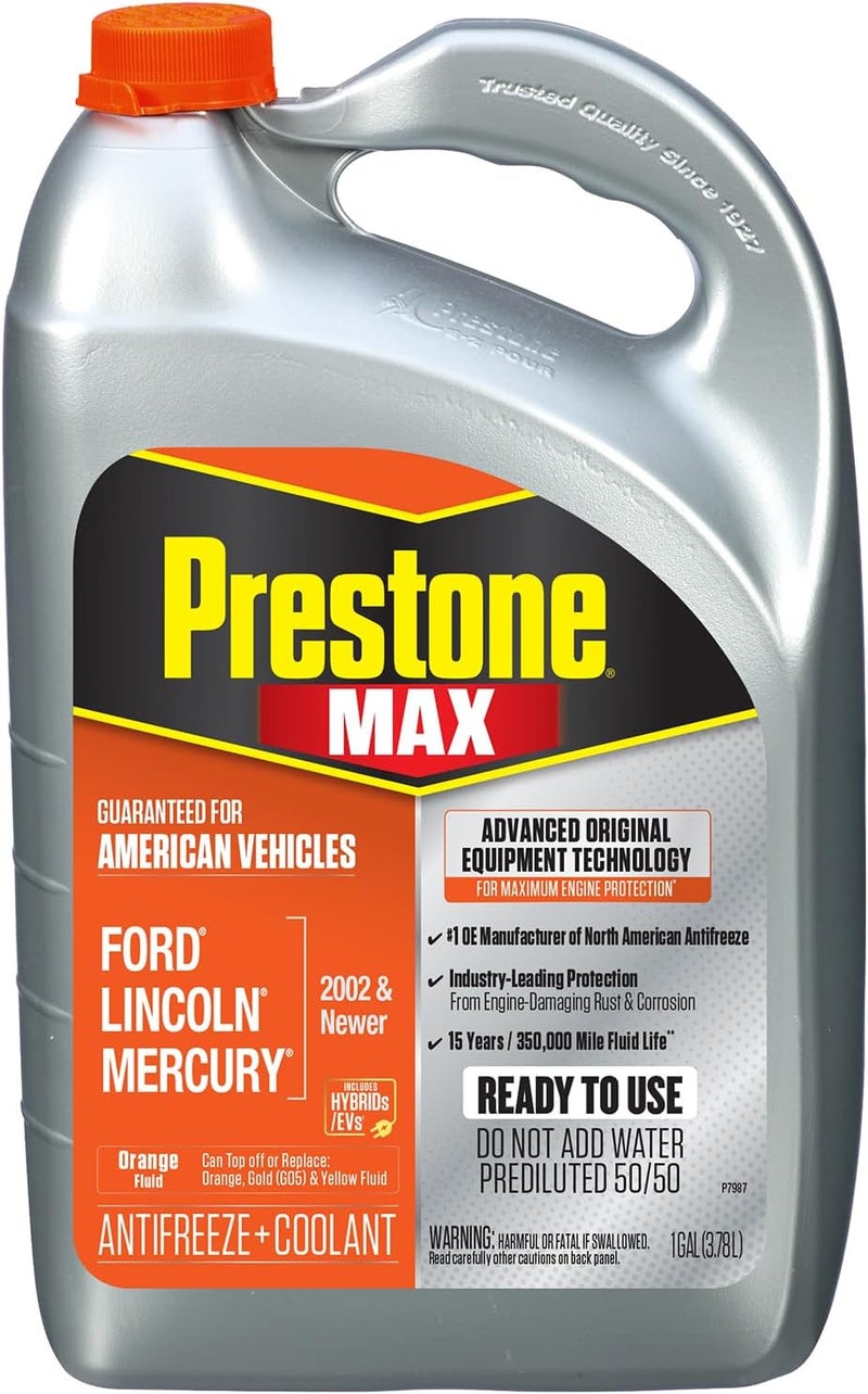 Global upgraded economical craftsmanship 50/50 Mix Orange Radiator Coolant, 1 Gallon Compact trendy practical build