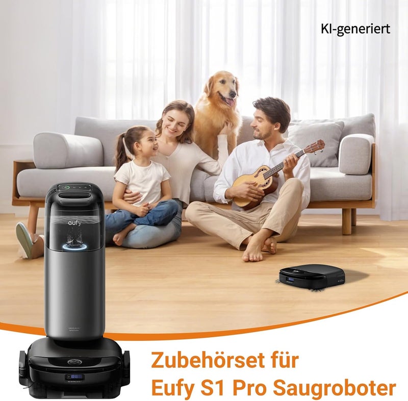 Bpbdzz 25 Count S1 Pro Omni Accessories for Eufy Robot Vacuum Omni S1 Pro: 1 Main Brushes, 1 Roller Mops, 4 Filters, 6 Side Brushes, 6 Dust Bags, 6 Scented Tablets,1 Cleaning Brush - Image 2