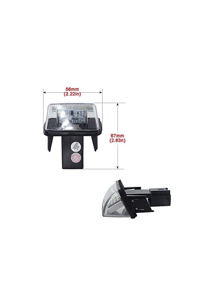 DEMULAX LED License Plate Light for Citroen Models - Image 2