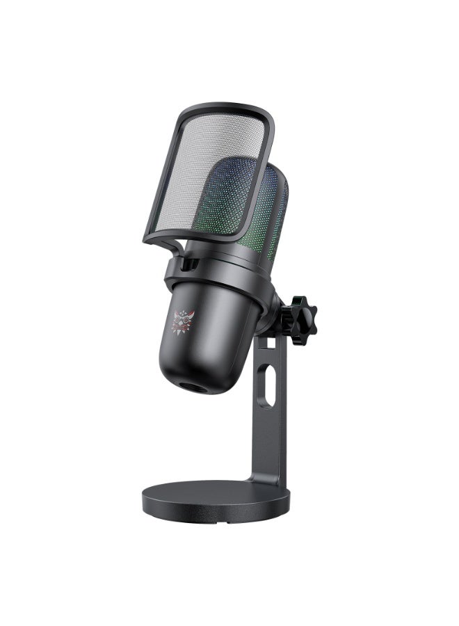 Onikuma Hoko RGB M730 Microphone – Black - Image 1
