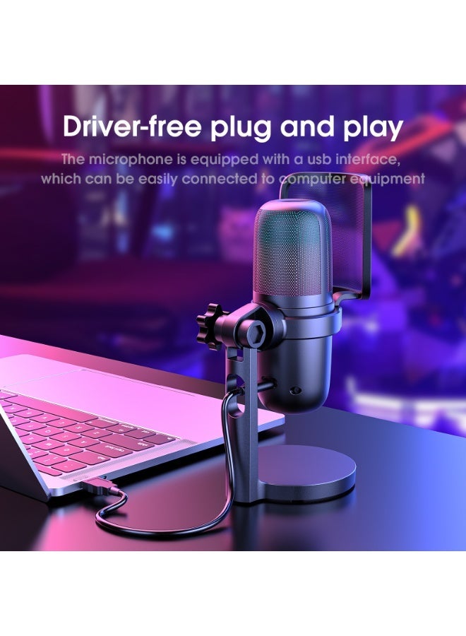 Onikuma Hoko RGB M730 Microphone – Black - Image 4