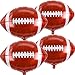 KHC-KHF RugbyBalloons FootballBalloon 4Pcs 26 inch Football Foil Balloons Sports Party Decor Game Day Birthday School Win Tailgate and Team Celebration Supply - Image 2