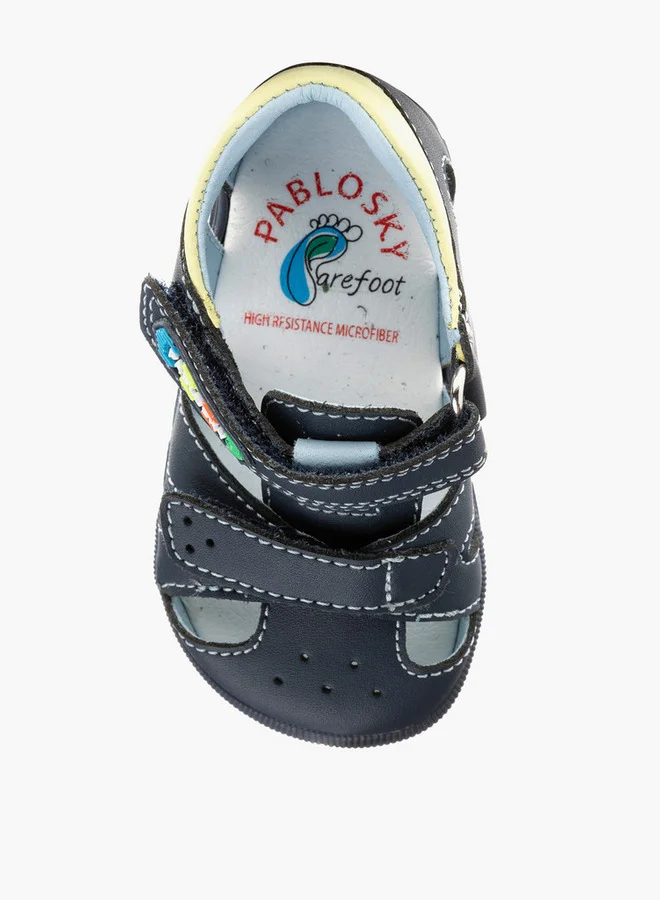 Pablosky Boys' Strap Sandals with Hook and Loop Closure