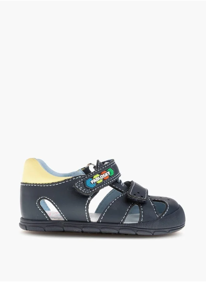 Pablosky Boys' Strap Sandals with Hook and Loop Closure