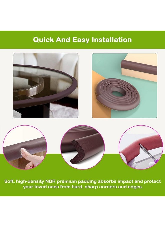 Safe-O-Kid - Safe-O-Kid® Prevents from Head Injury Multi Functional 2 Meter Edge Guard, Baby Proofing Combo of U-Shaped Pre Taped with Finger Pinch Guard for Babies. - Image 1