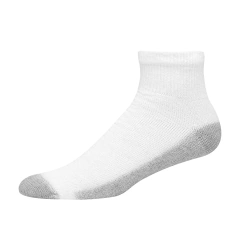 Hanes Big and Tall Ankle, 12-14-White, 6 Pairs - Image 3