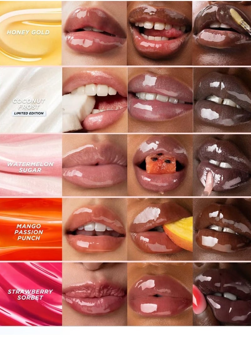 Gisou Gisoo Honey Rich Lip Oil, Coconut Frost, 8 ml  - Image 4