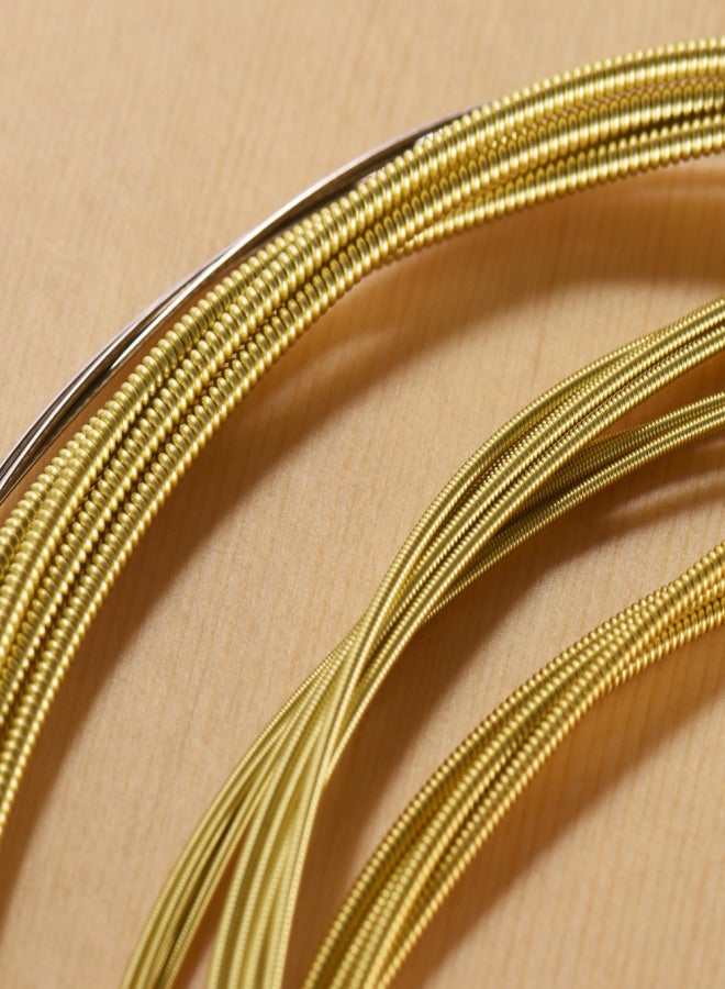 Alice A406 Series Acoustic Folk Guitar Strings Set Stainless Steel Wire Steel Core Coated Copper Alloy Wound, 6pcs/ Set, Super Light(.011-.052) - Image 3