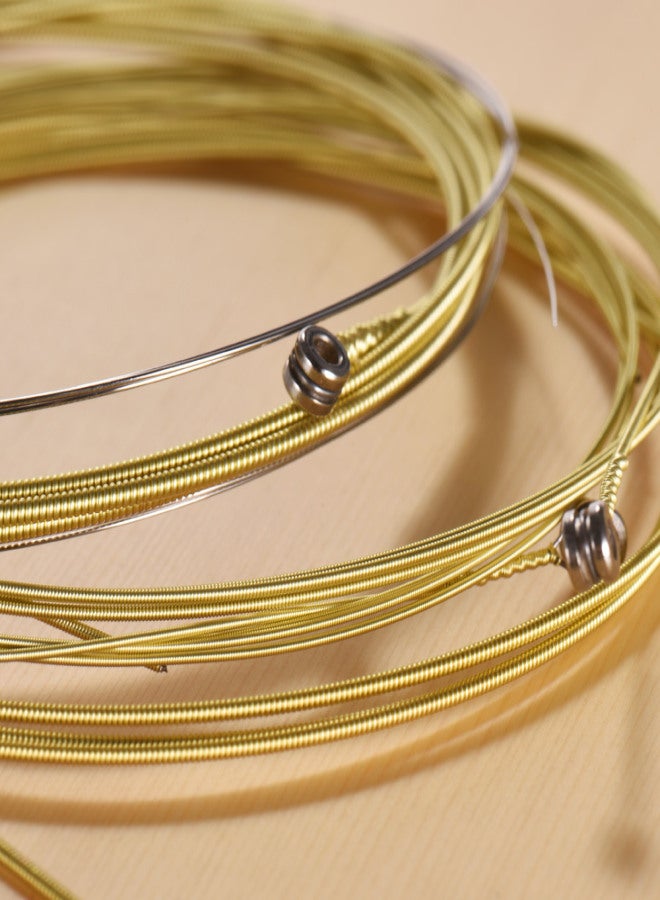 Alice A406 Series Acoustic Folk Guitar Strings Set Stainless Steel Wire Steel Core Coated Copper Alloy Wound, 6pcs/ Set, Super Light(.011-.052) - Image 4