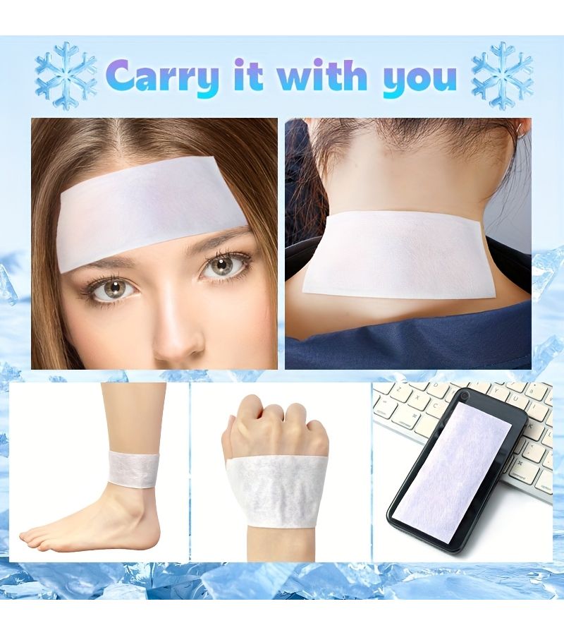 10 Cooling Gel Patches For Outdoor Work Driving Phone Cooling Essential Outdoor Use - Image 4