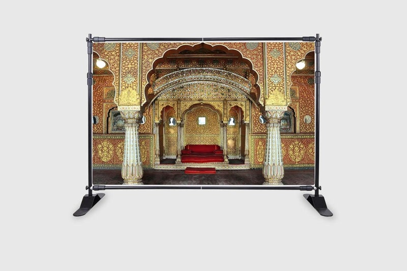 Backdropon خلفيات تصوير فنية عتيقة لعمارة القصور الداخلية طبيعة ستارة قماش خلفية عيد ميلاد خلفية دائمة لزينة كشك التصوير بحجم 5 أقدام ارتفاع و 8 أقدام عرض (5 * 8) - Image 2