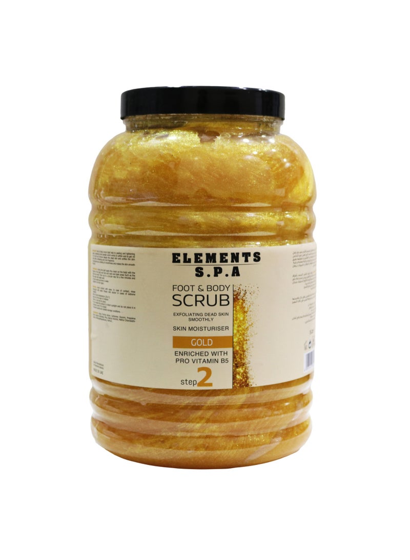 Elements Spa Foot & Body Scrub Argan & Gold 5kg