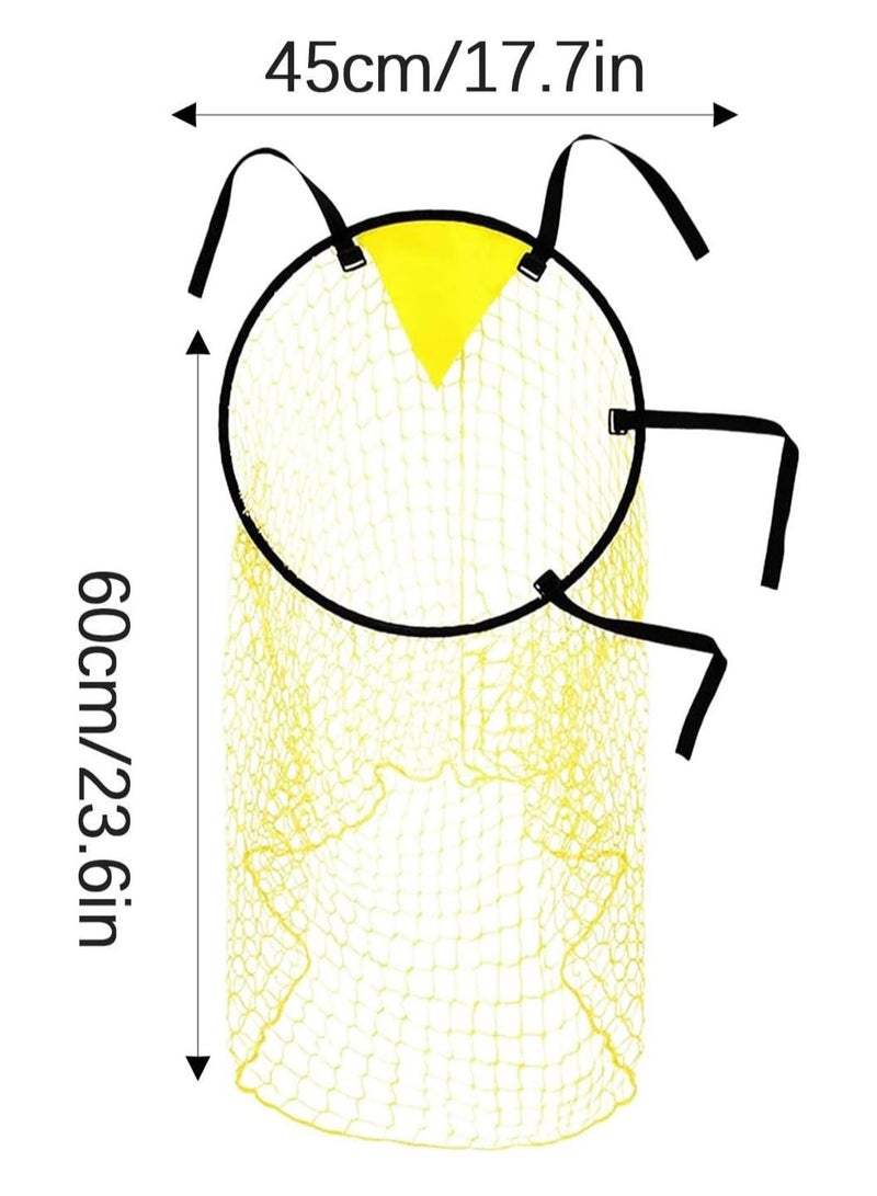 Gonice Football Goal Football Target And Bag - 2 IN 1 Football Net, 60cm Soccer Target Goal Football Kicking Net With Adjustable Straps, Football Throwing Target For Kids Adults, Soccer Training Equipment - Image 4
