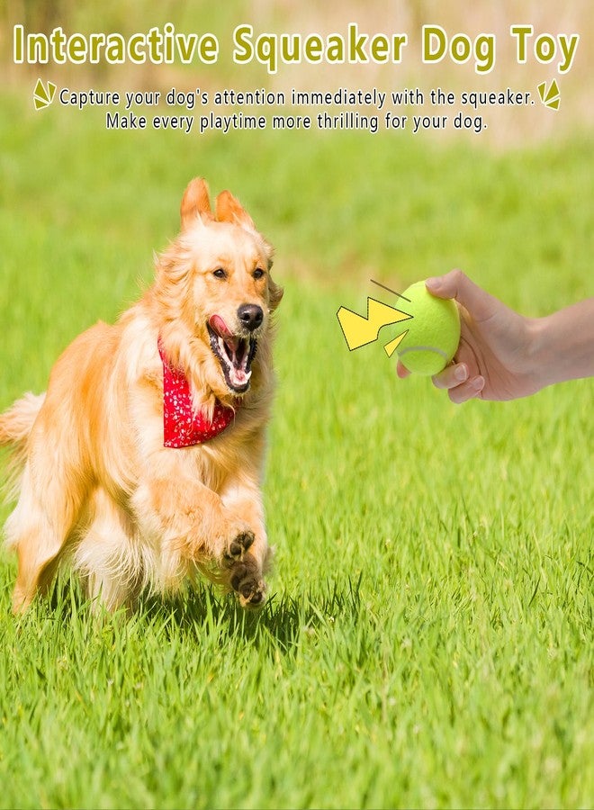 Magicorange كرات تنس ماجيك أورانج للكلاب، عبوة من 20 كرة تنس عائمة تصدر صوتاً بحجم 2.5 بوصة لتمارين الجلب، كرات مطاطية طبيعية تصدر صوتاً آمنة لتدريب الكلاب (متعددة الألوان، 2.5 بوصة) - Image 4