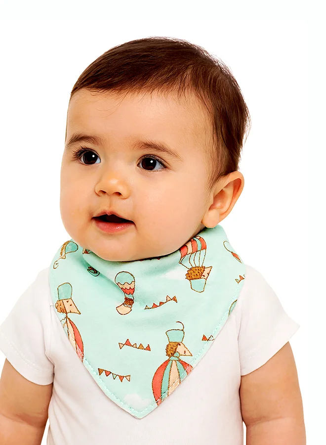 LITTLE SURPRISE BOX Little Surprise Box, 3PCS Set of Hedgehog print premium adjustable snap button closure Bibs