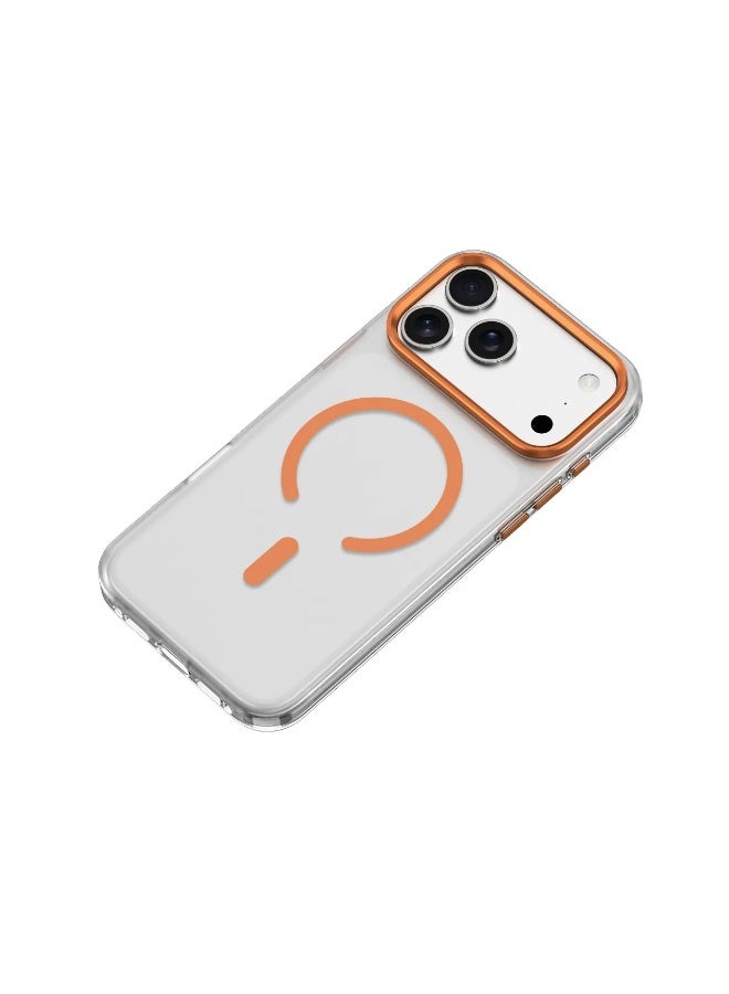 GREEN LION iPhone17 Pro Max Matte MagSafe Case / Maximum Protection / Camera Protection / Drop Protection - Orange Titanium - Image 2