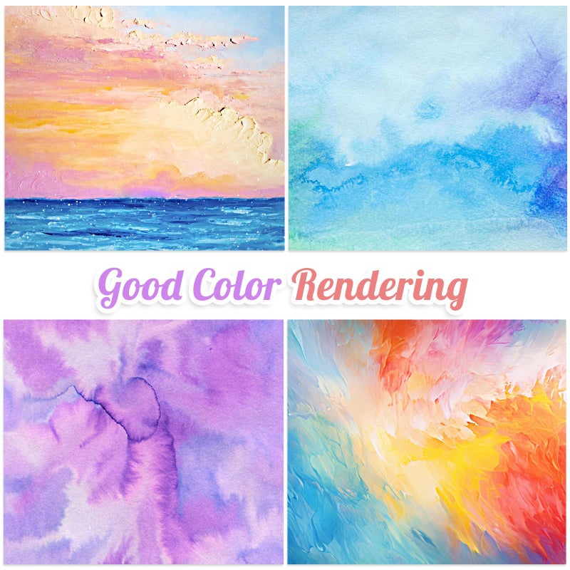 Prudiut 30 Sheets Watercolor Paper 8.5 x 11, 140 lb/300 GSM Cold Press Watercolor Paper Bulk White Water Color Paper Cotton Paper for Kids Students Adults Beginners Artists - Image 4