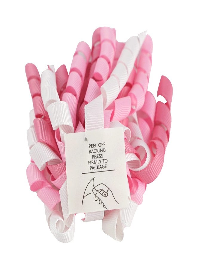 HUIHUANG Curly Ribbon Bows for Gift Wrapping Pink Gift Bows Assortment 6 Counts Self Adhesive Grosgrain Bows for Presents Gift Bags Gift Basket Crafting Wrap Accessories Party Favor - 6 Inch - Image 4