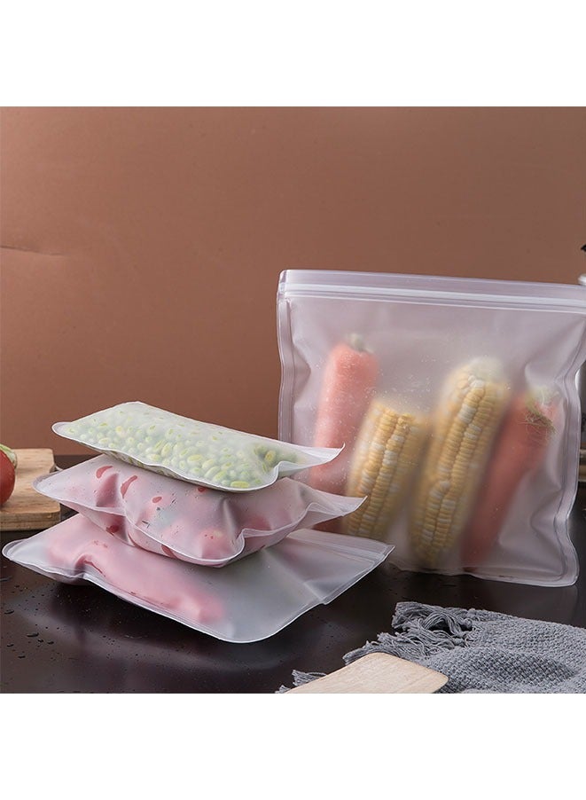 New EVA Food Preservation Bag Refrigerator Food Storage Bag Fruit and Vegetable Food Sealing Bag Reusable(4pcs)  - Image 3