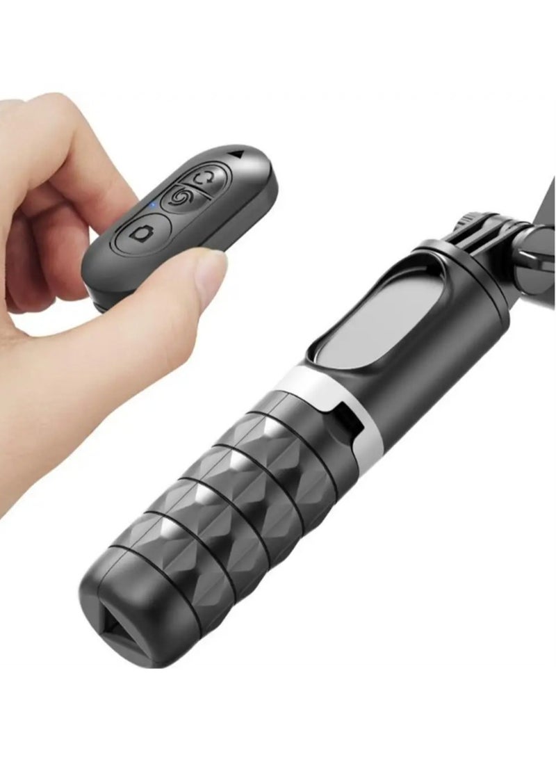 Generic - ECellStreet Gimbal Q18 Stabilizer Desktop Following The Shooting Mode Smartphone Selfie Stick Tripod With Fill Light - Image 1