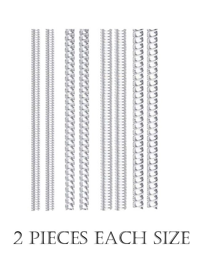 Silicone Ring Size Adjuster Set of 8 Pieces of 4 Different Sizes