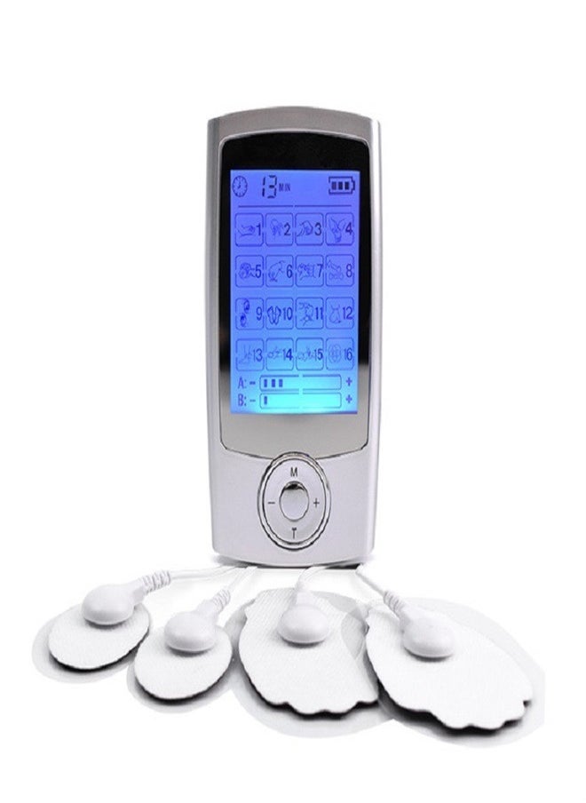 Beauenty Rechargeable TENS Unit Muscle Stimulator 16 Modes Gen TENS Machine with 4 pcs Electrode Pads for Pain Relief  - Image 1