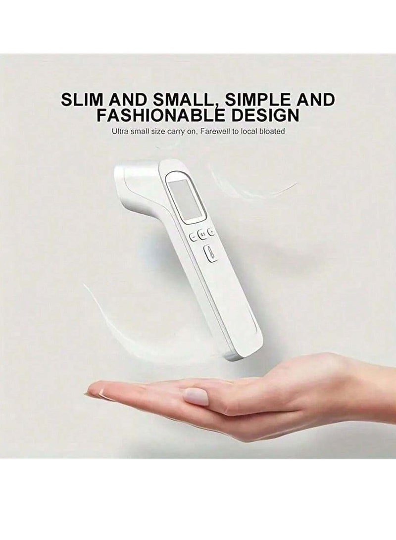 إسكدنيا مقياس حرارة الجبهة الرقمي بالأشعة تحت الحمراء بدون تلامس للبالغين والأطفال مع إنذار الحمى ووظيفة الذاكرة وشاشة LCD - Image 5