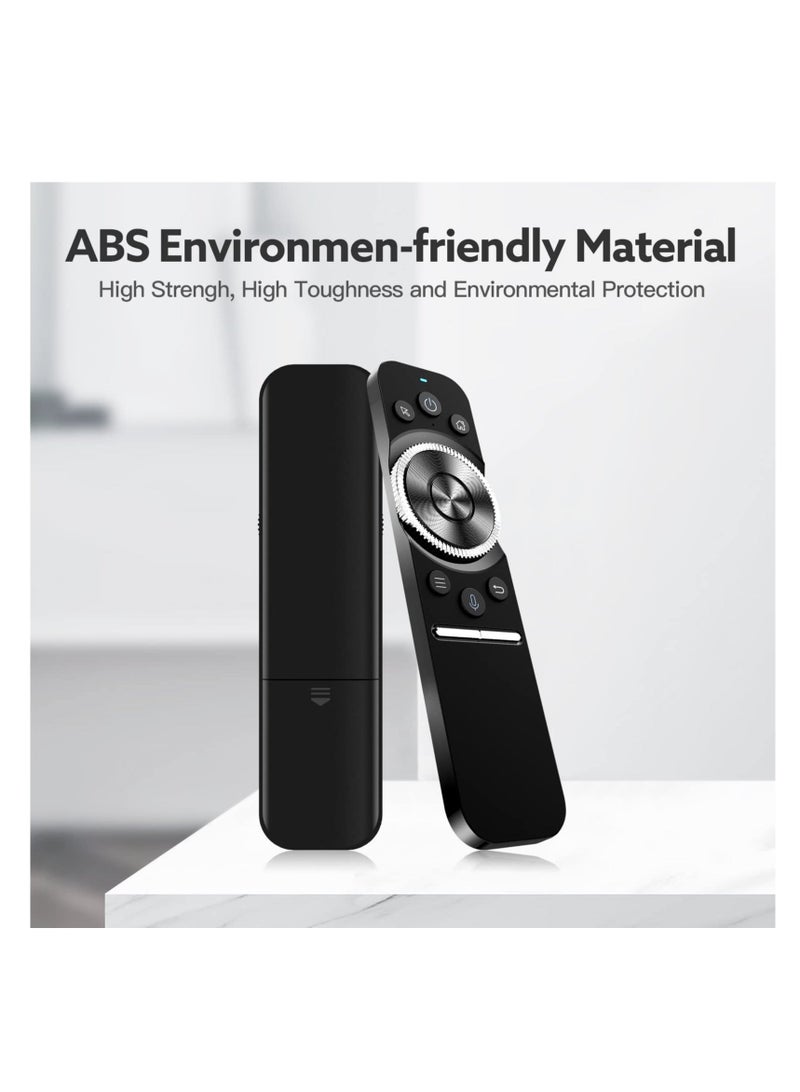 Y&D Air Mouse Remote, W1S Universal TV Remote Control, Voice 2.4G Wireless IR/RF for Nvidia Shield/Android Box/PC/Projector/HTPC/All-in-one PC, Ultra-Thin Body  - Image 4