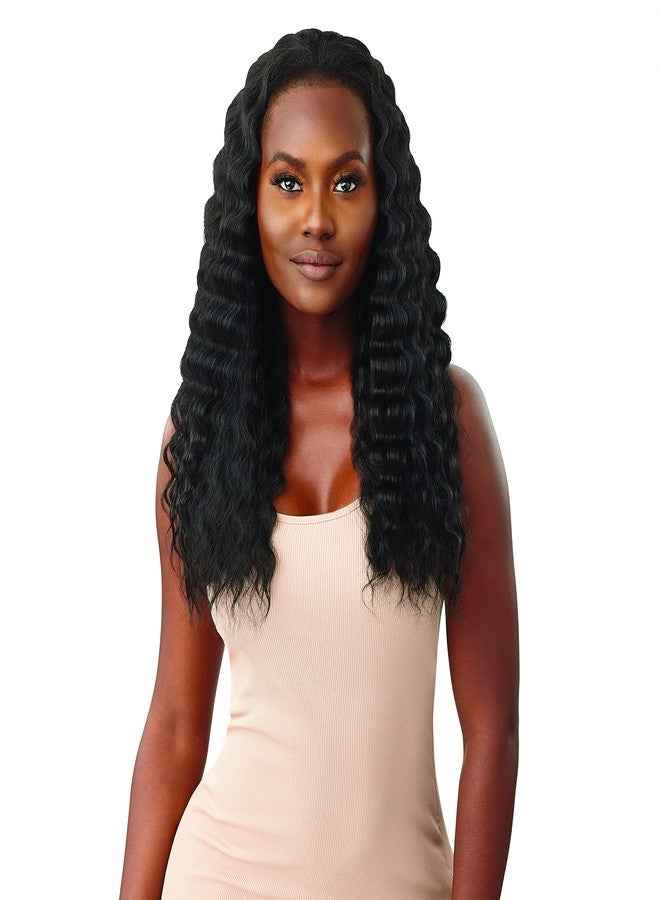 أوتر قبعة شعر مستعار نصفية من Outre Quick Weave، شعر مستعار مسطح من GEMINA (2) - Image 1