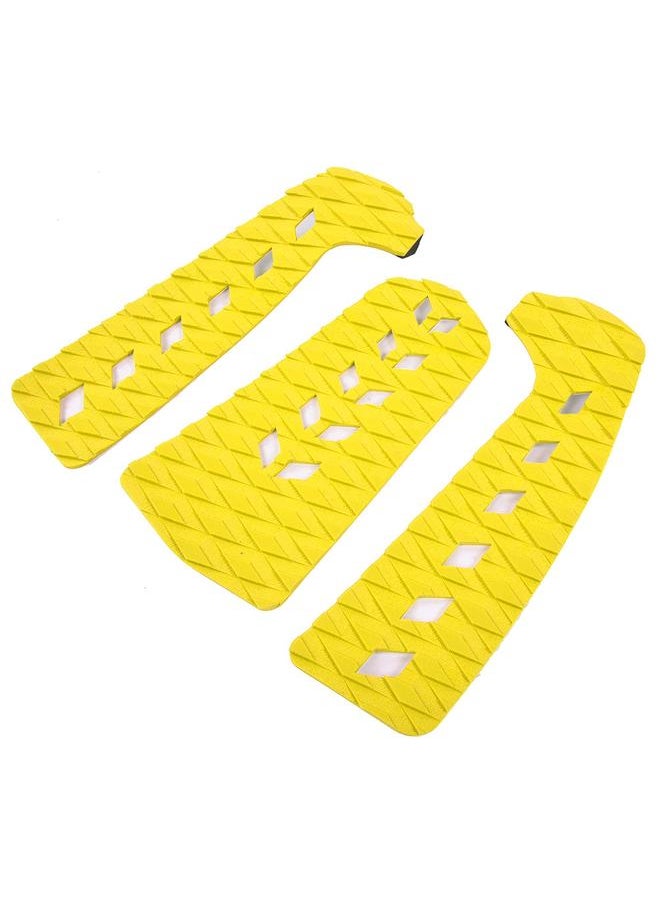 Thoraya - EVA Anti slip Stomp Pad with Squarea Hole for Surfboard Shortboard Longboard Skimboard(yellow) - Image 1