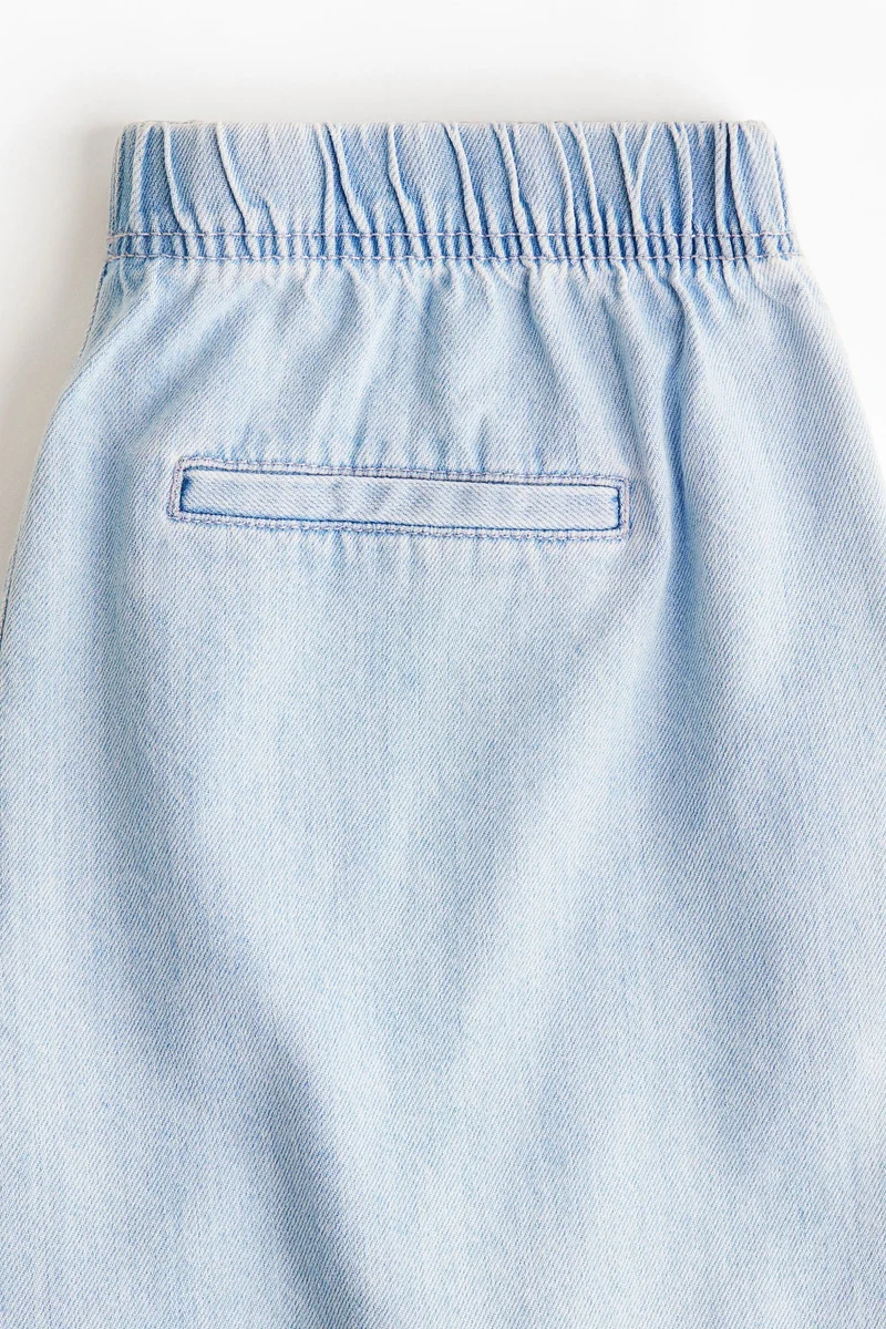H&M Denim pull-on shorts