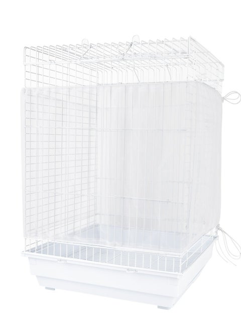 Elastic Pet Cage Netting Seed Catcher by White Bird Cage Net and Seed Catcher