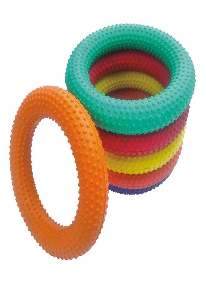 Layan Rubber Tennikoit Dotted Ring | Kids Play Dotted tennikoit Ring | Laser Tennikoit Ring Gripper (Multicolour) (3) - Image 1