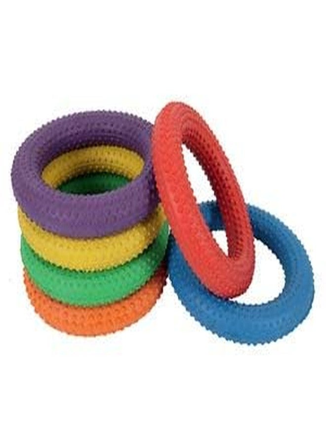 Layan Rubber Tennikoit Dotted Ring | Kids Play Dotted tennikoit Ring | Laser Tennikoit Ring Gripper (Multicolour) (3) - Image 2