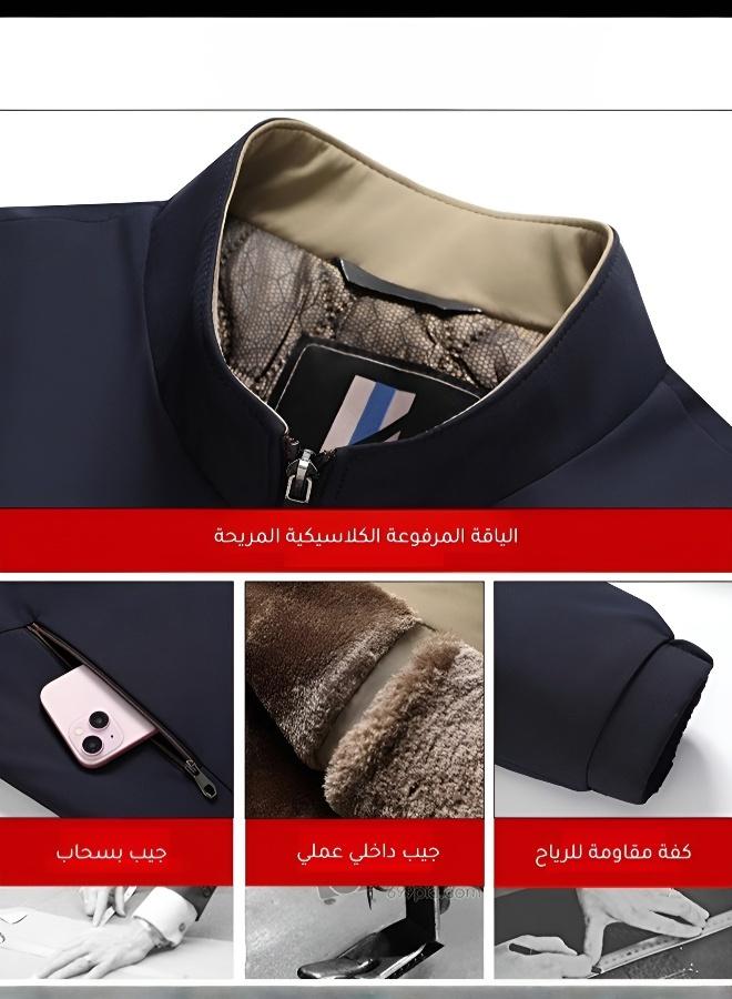 Men's Thick Insulated Jacket for a Distinguished Look - Image 4
