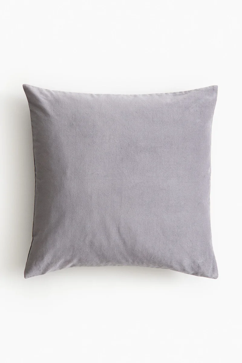 H&M Cotton velvet cushion cover