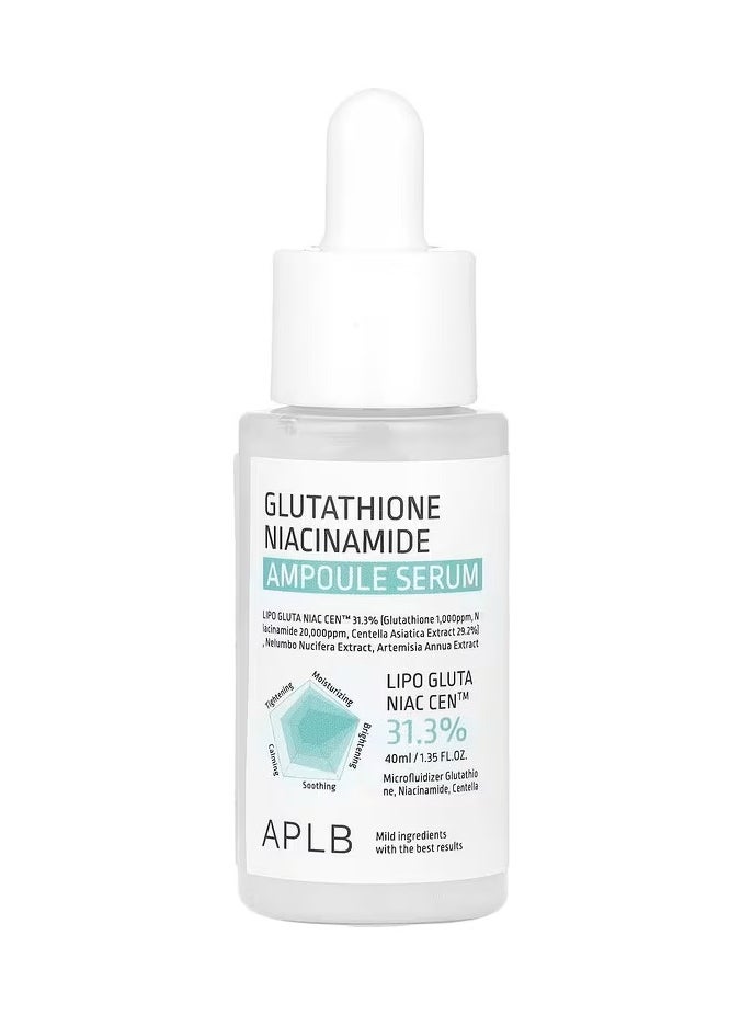 APLB - Glutathione Niacinamide Ampoule Serum  1.35 fl oz (40 ml) - Image 1