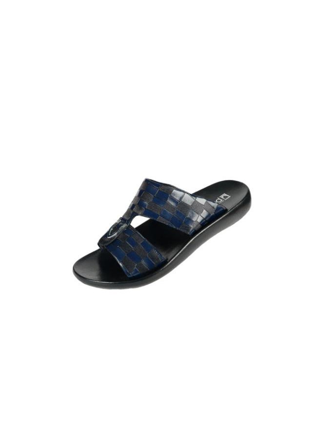 barjeel uno - 008-3556 Barjeel Mens Arabic Sandals 63092 Navy - Image 1