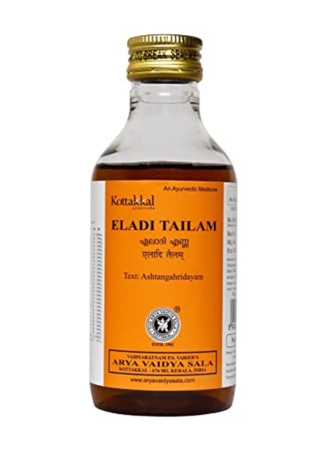 Kottakkal ayurveda Eladi Tailam - 200 ml, Herbal Oil For Hair & Skin, With Natural Ingredients  - Image 1