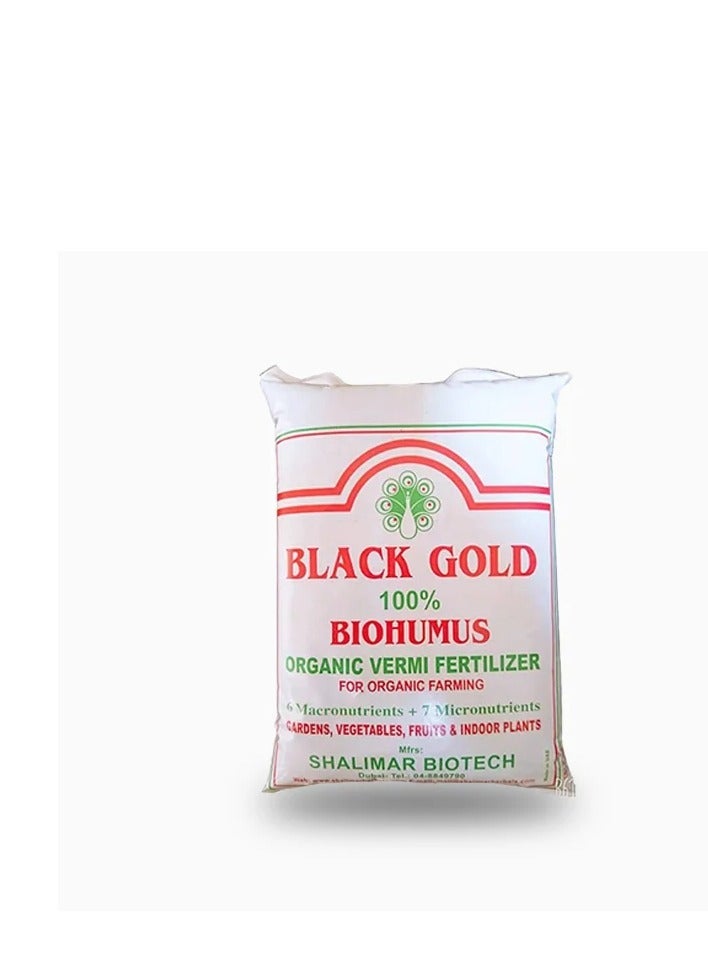 Black Gold Organic Vermi Fertilizer For All Plants 1Kg is a Premium All Natural Soil Enhancer Designed to Provide Essential Nutrients to all Types of Plants. - Image 3