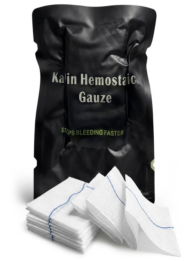 MediTac Kaolin Hemostatic Combat Gauze 3 x 12.5 ft Flexible Z Fold Wound Packing Gauze for Stop the Bleed Trauma Kits First Aid Emergency Medical Supplies 1-Pack